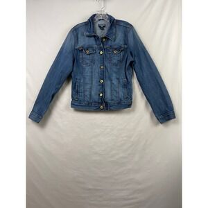 Polo Jeans Co Ralph Lauren Denim Jacket Womens XL Blue Lydia Cotton 8750WW1830